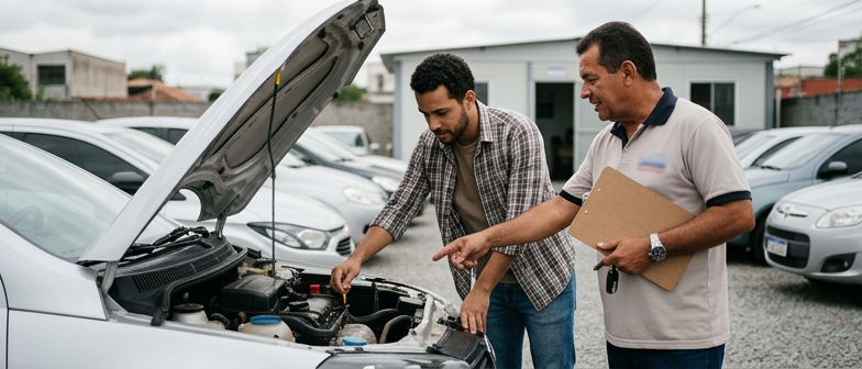 Como comparar financiamento, parcelamento e crediário próprio na compra de carro usado com nome sujo